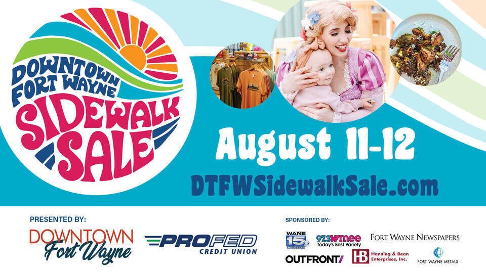 Fourth Annual Sidewalk Sale Returns to Downtown Fort Wayne